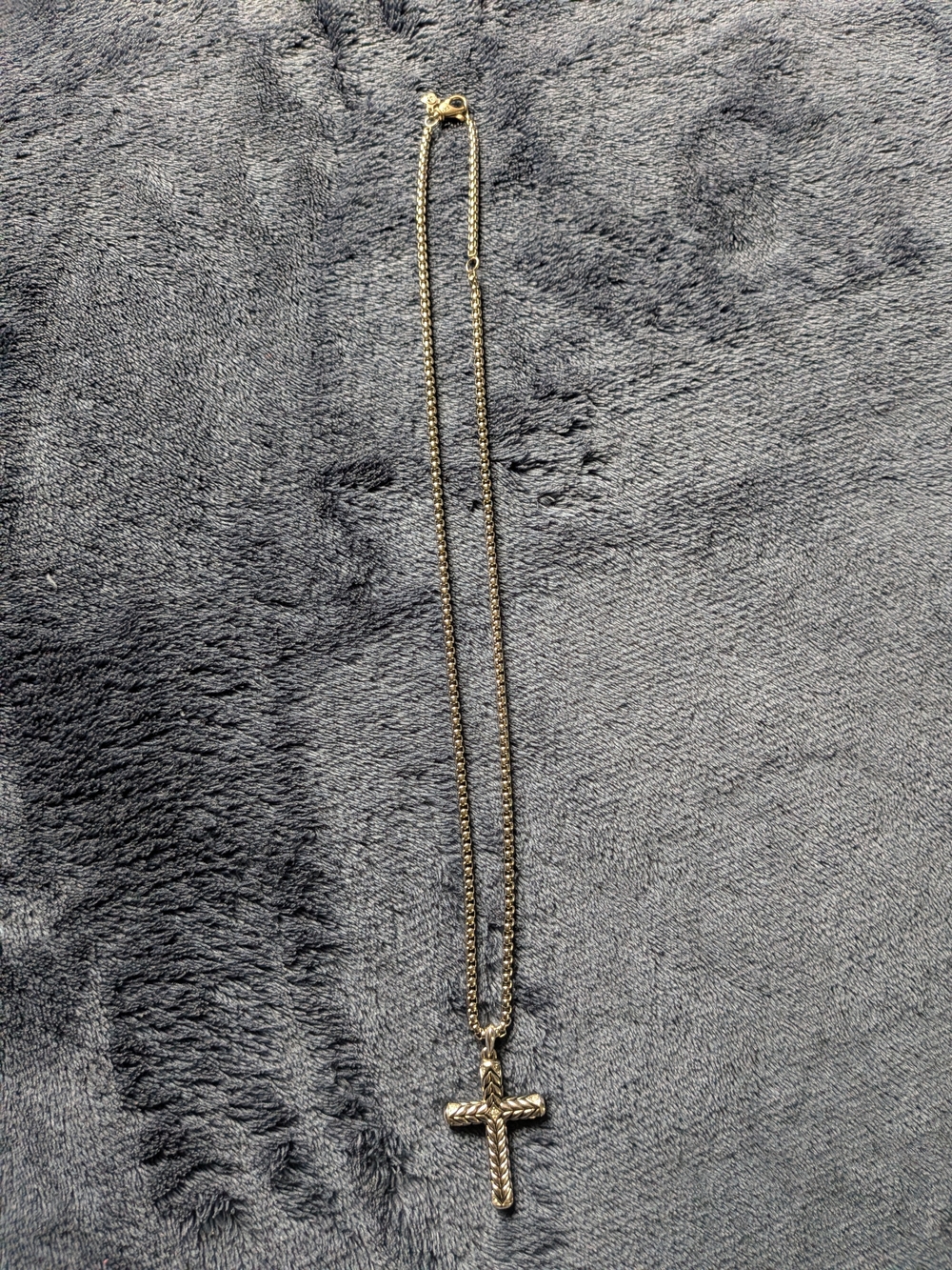 David Yurman Cross Pendant Necklace